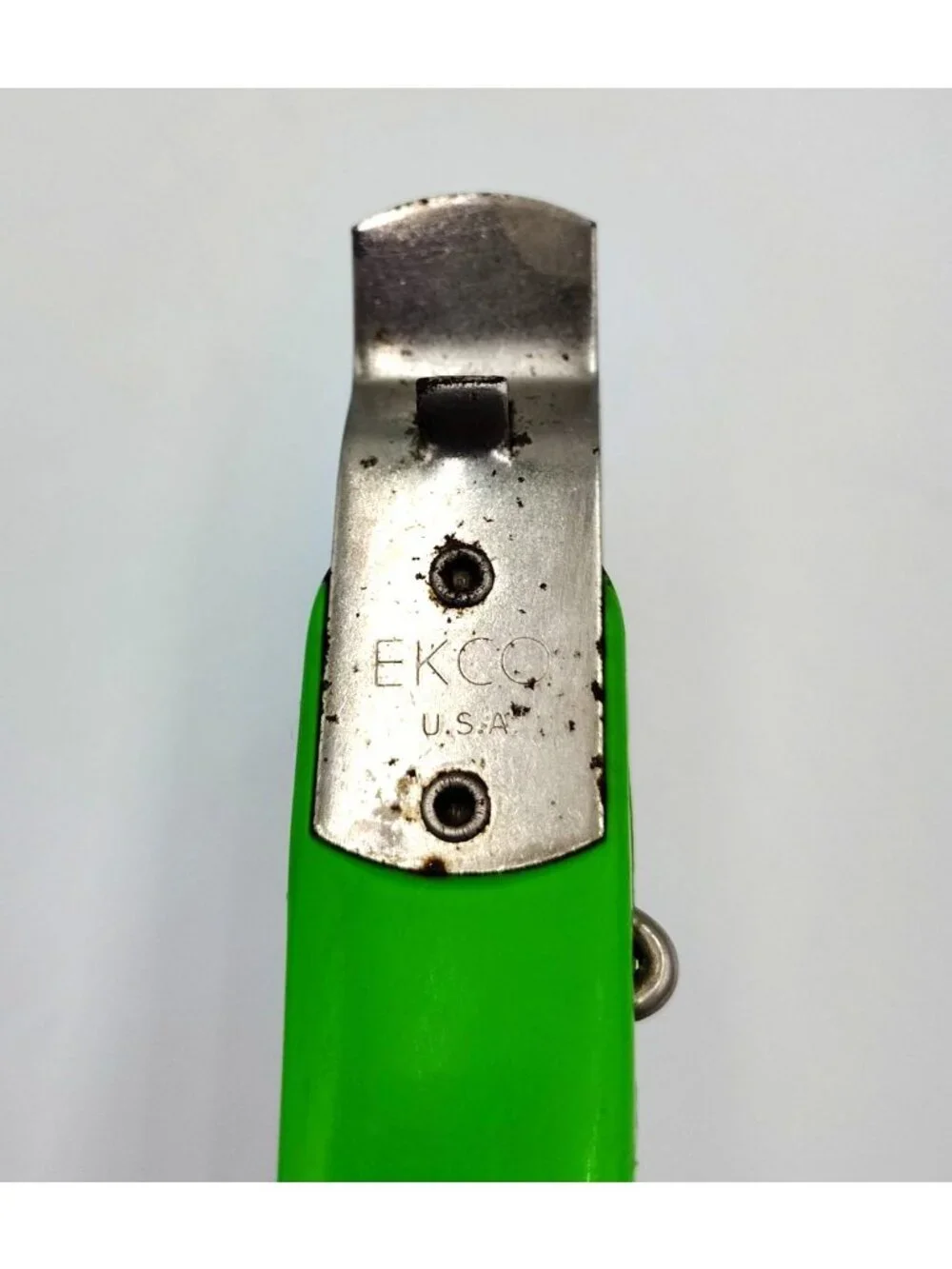 EKCO USA Green Can Bottle Opener Corkscrew Bar Kitchen Utensil Vintage Barware